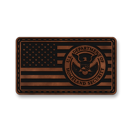 U.S. Department Of Homeland Security Flag – Leatherette Morale Patch