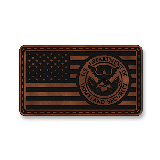 U.S. Department Of Homeland Security Flag – Leatherette Morale Patch