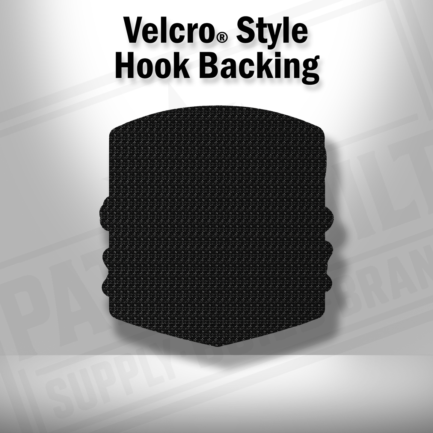 Hook backing shown on I Tried Being Normal patch