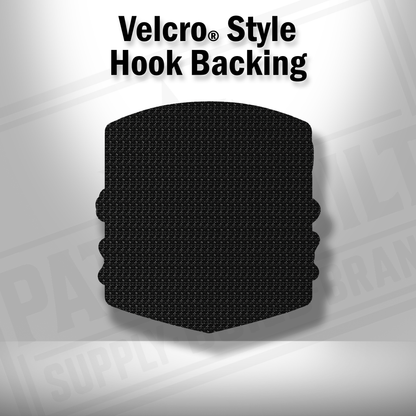 Hook backing shown on I Tried Being Normal patch