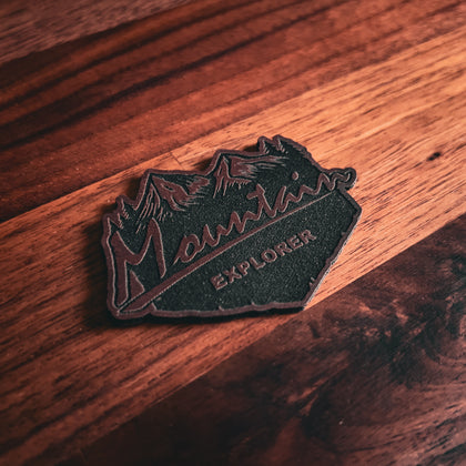 Mountain Explorer leatherette patch product photo
