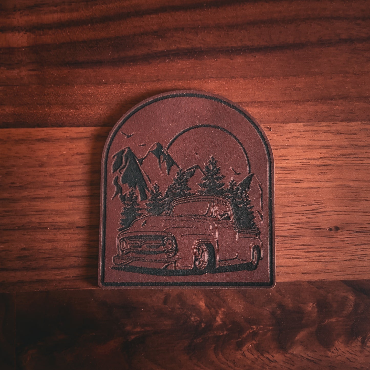 Retro Trail Truck – Leatherette Patch