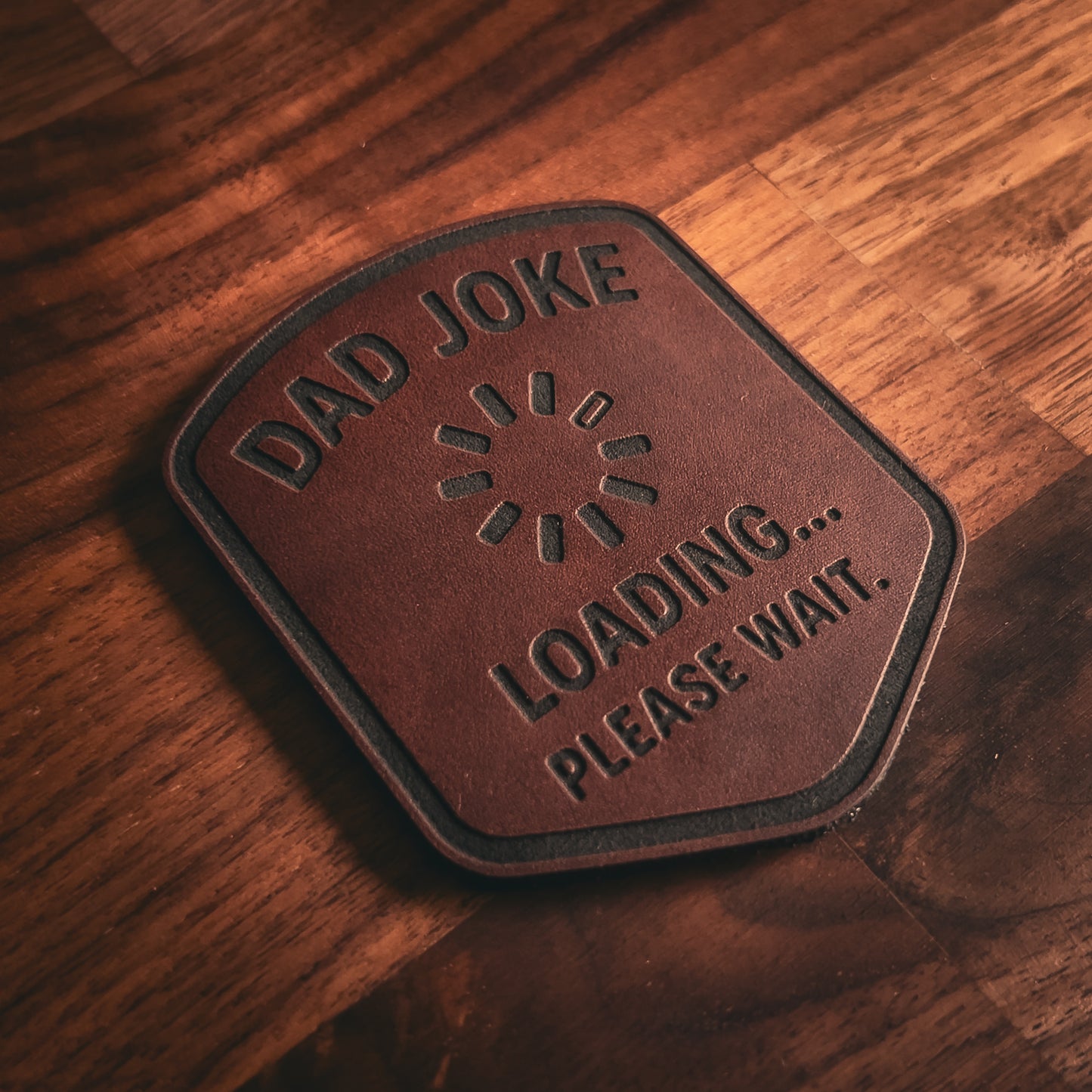 Dad Joke Loading – Leatherette Patch