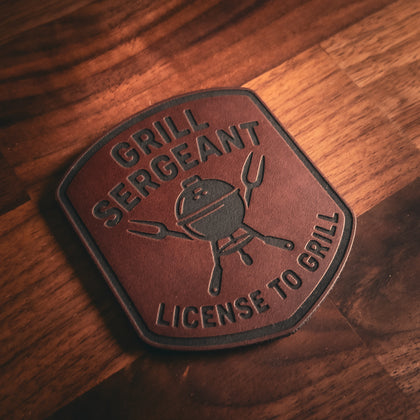 Grill Sergeant leatherette patch product photo