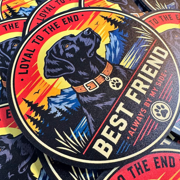 PREORDER - Labrador Best Friend – Leatherette Morale Patch