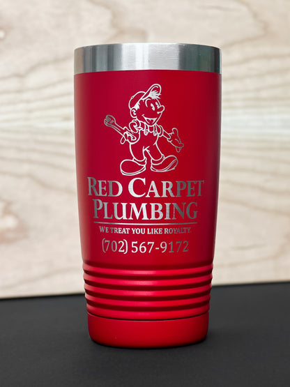 Custom Engraved Stainless Steel Tumblers - Add Your Logo