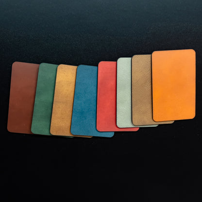 3” x 2” Classic Gray Laserable Leatherette Patch Blanks – Hook Backed | CO2, Diode & Fiber Laser Compatible