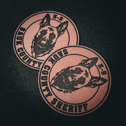 Custom Leatherette Patches – Personalized Logo