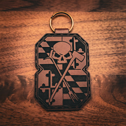 Rising Sun Fire Department Keychain
