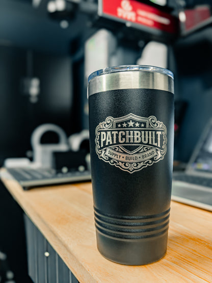 PATCHBUILT 20oz Branded Tumbler