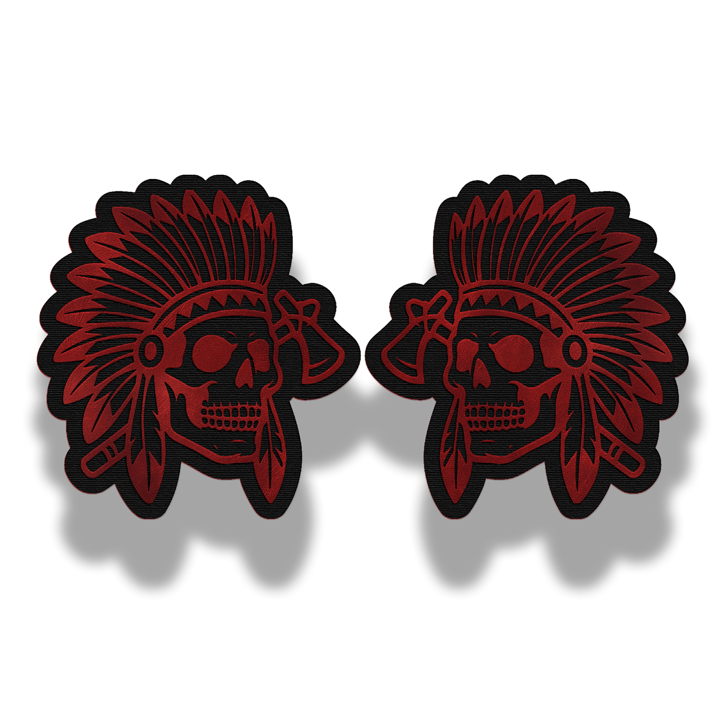 Indian Skull Chief Patch – Leatherette Morale Patch
