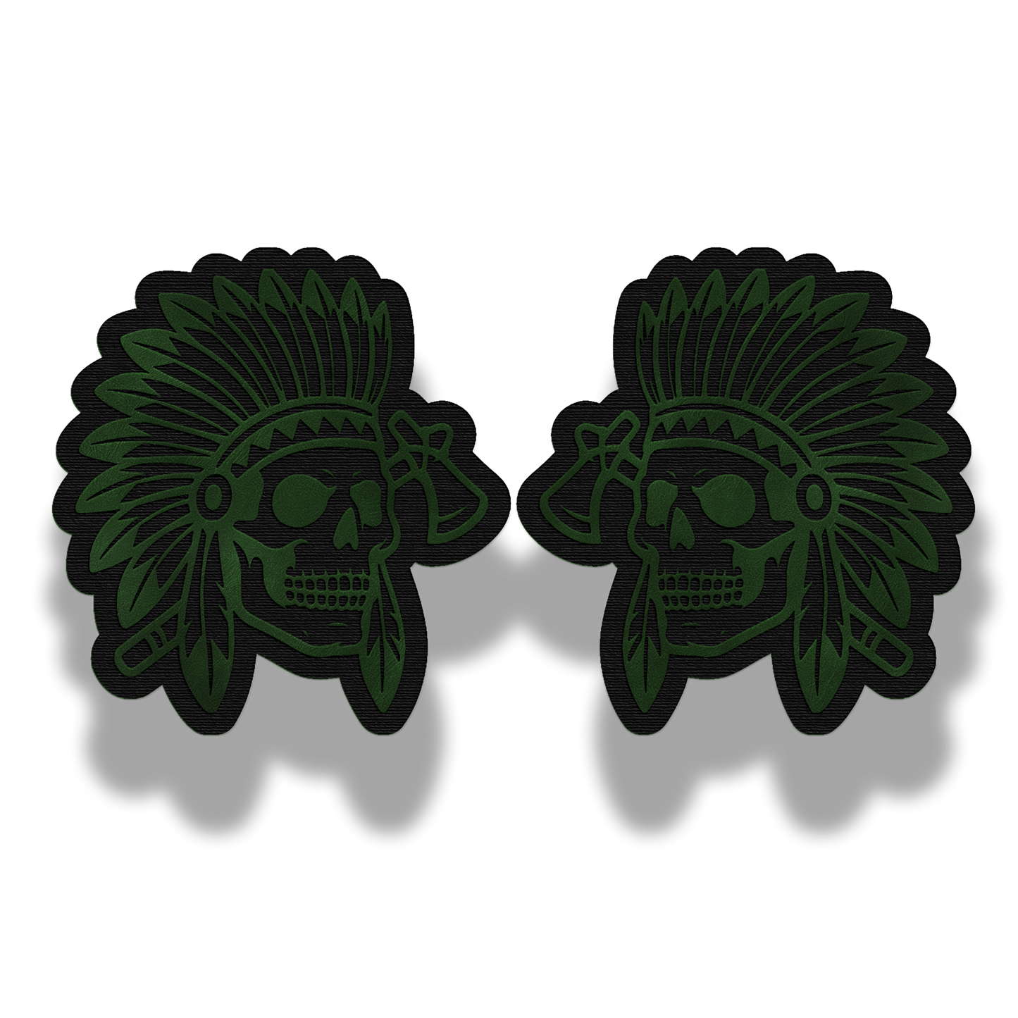 Indian Skull Chief Patch – Leatherette Morale Patch