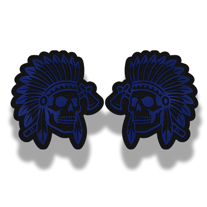 Indian Skull Chief Patch – Leatherette Morale Patch