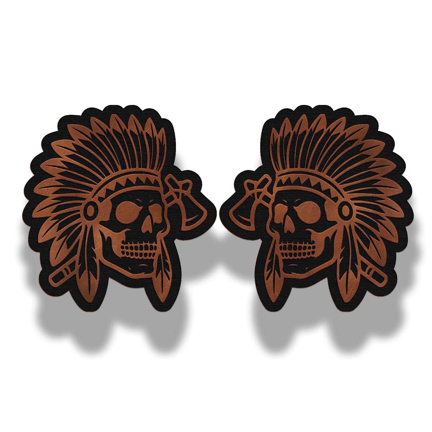 Indian Skull Chief Patch – Leatherette Morale Patch