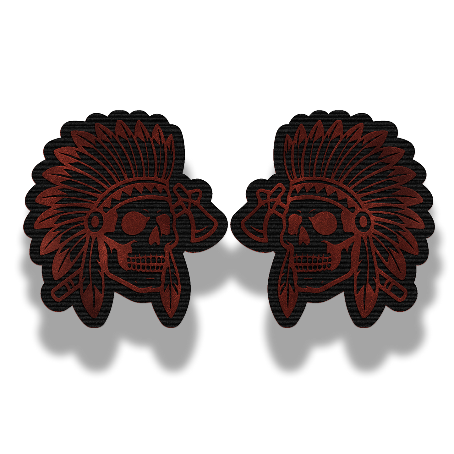 Indian Skull Chief Patch – Leatherette Morale Patch