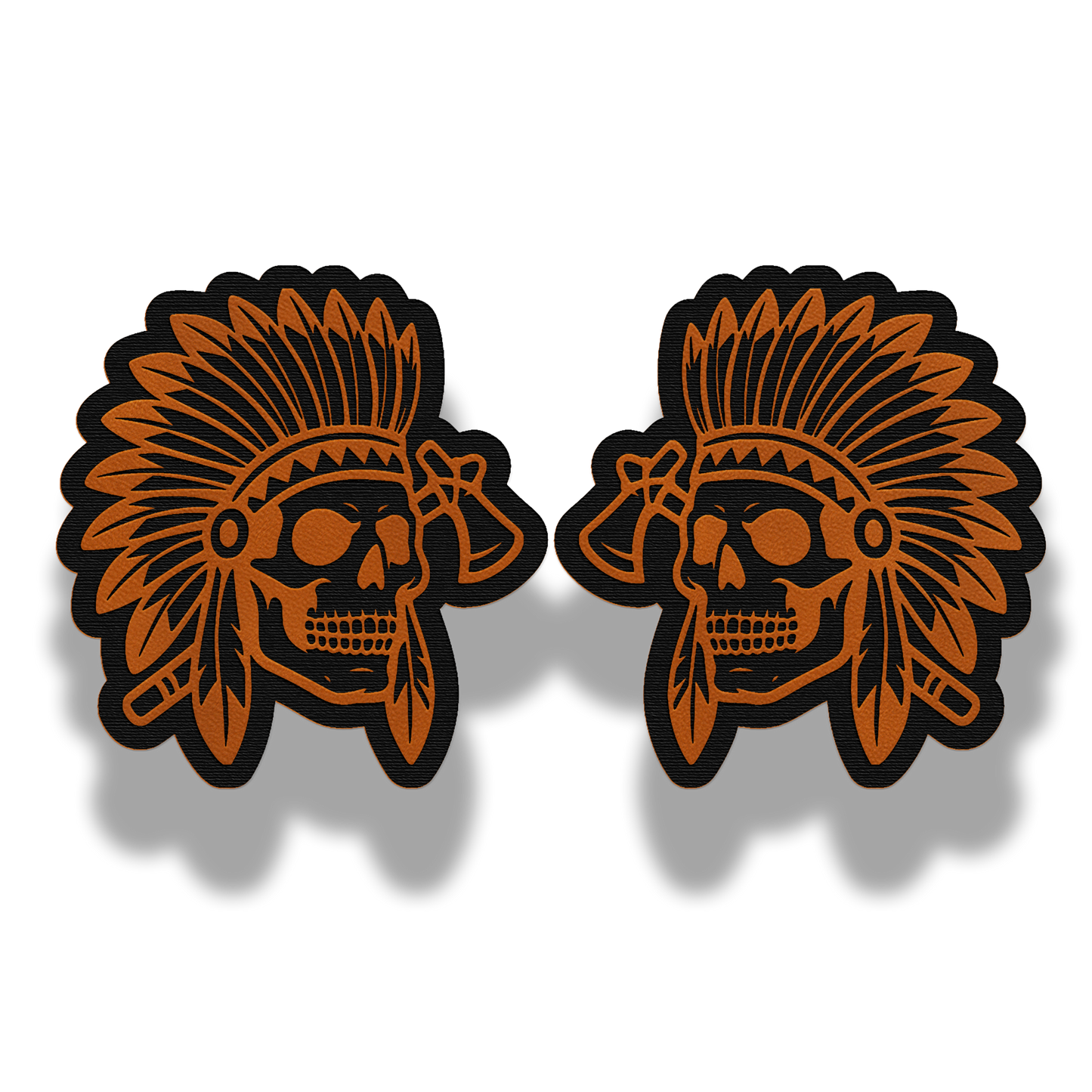 Indian Skull Chief Patch – Leatherette Morale Patch