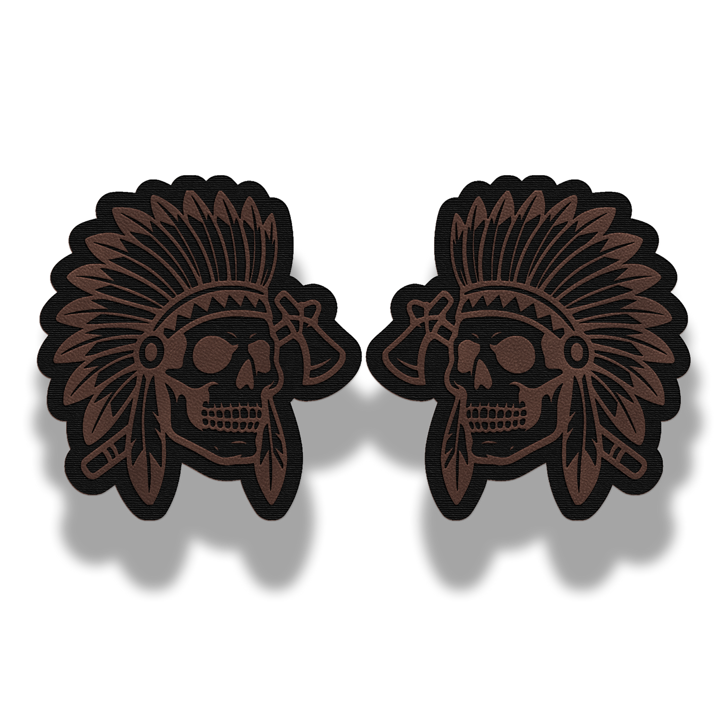 Indian Skull Chief Patch – Leatherette Morale Patch