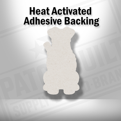 Tactical Irish Terrier Dog – Leatherette Morale Patch