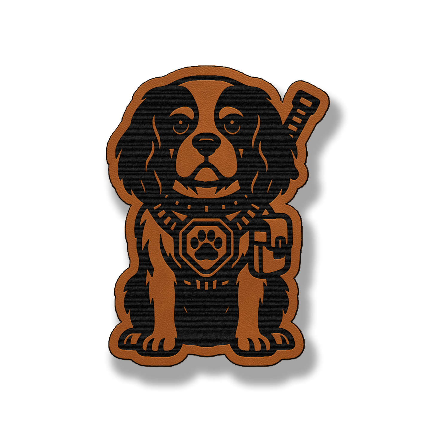 Tactical King Charles Patch – Leatherette Morale Patch