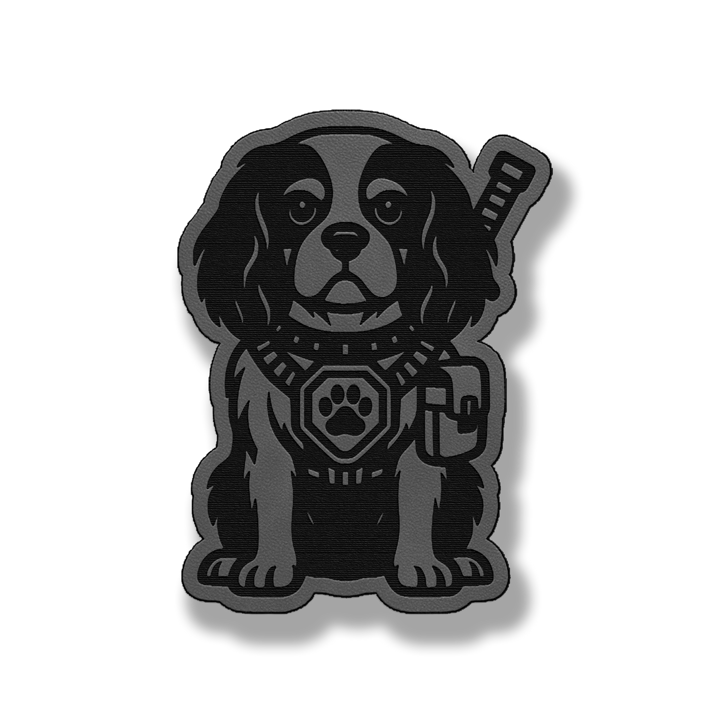Tactical King Charles Patch – Leatherette Morale Patch