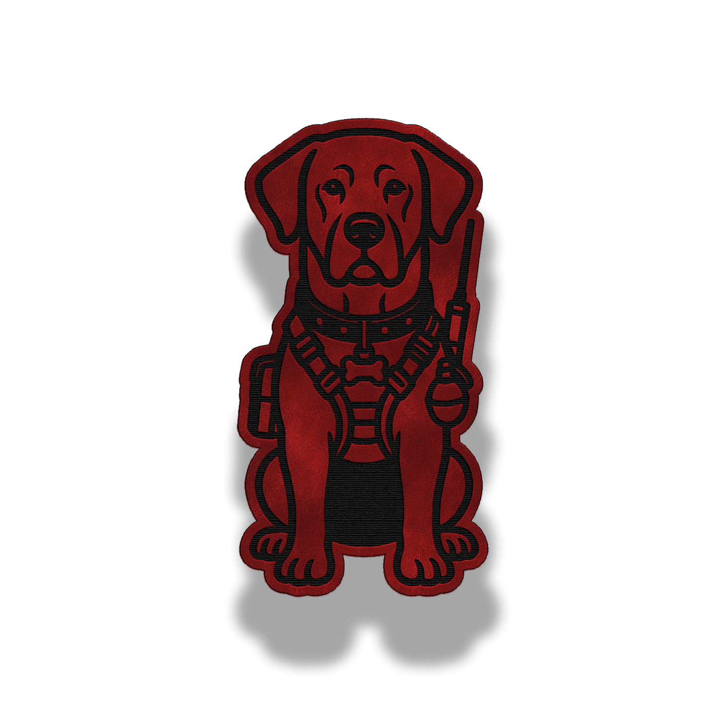 Tactical Labrador Dog Patch – Leatherette Morale Patch