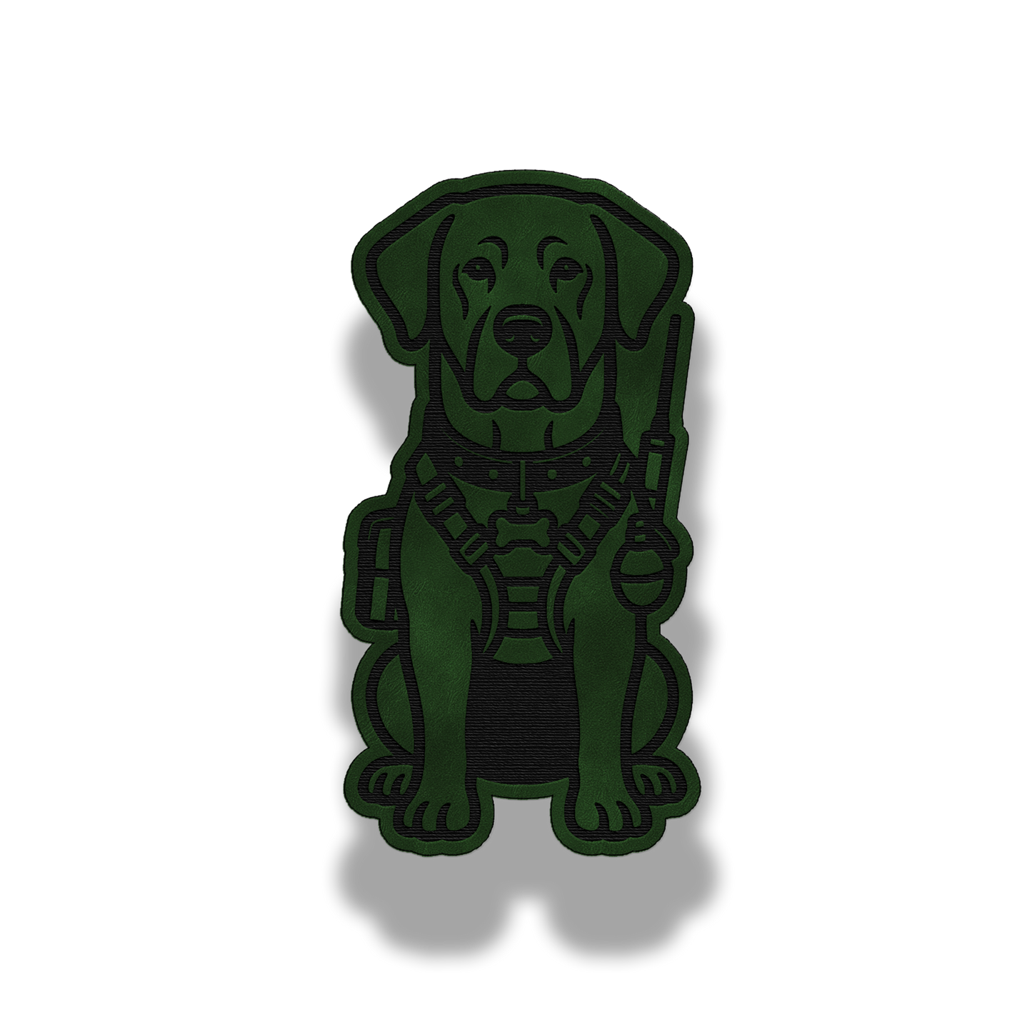 Tactical Labrador Dog Patch – Leatherette Morale Patch