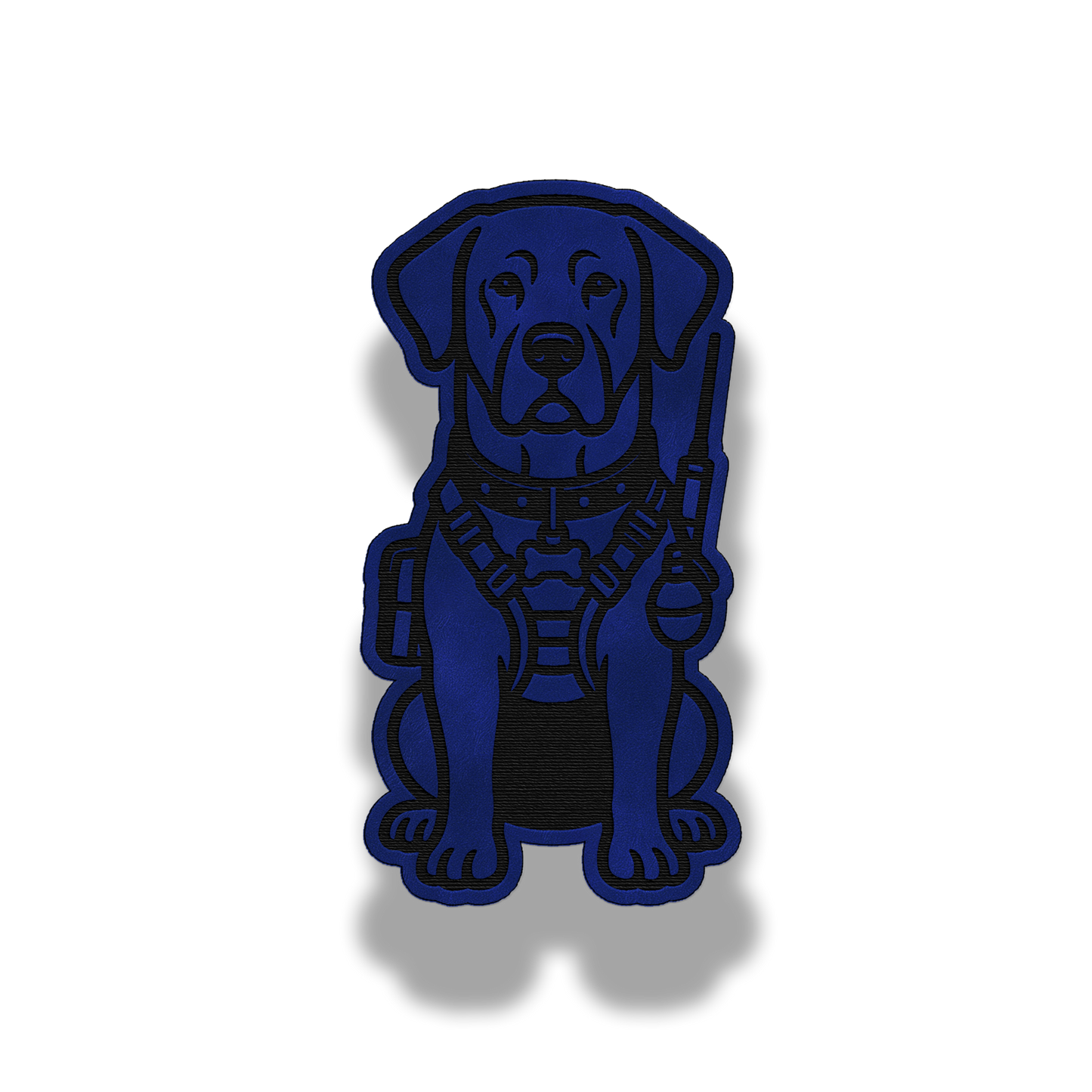 Tactical Labrador Dog Patch – Leatherette Morale Patch