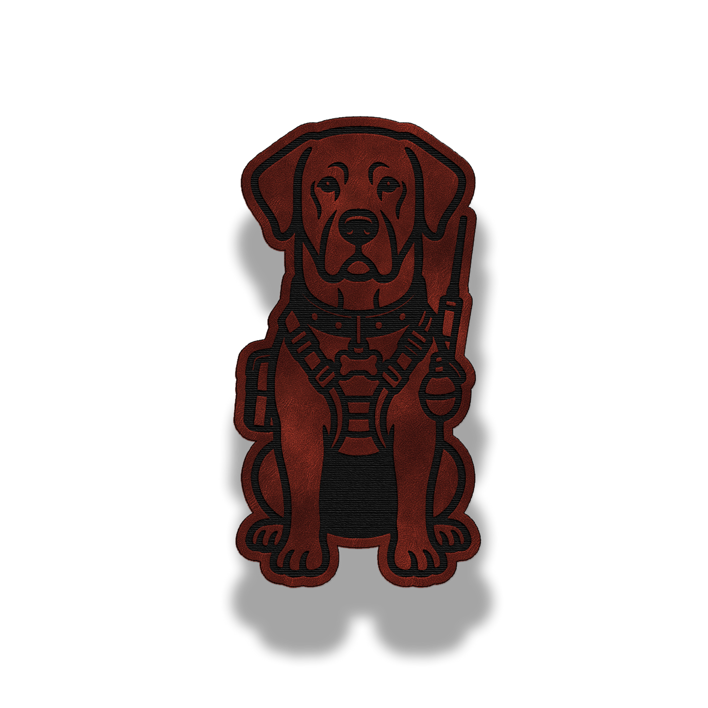 Tactical Labrador Dog Patch – Leatherette Morale Patch