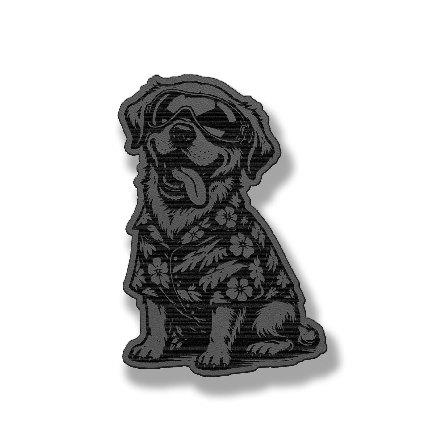 Beach Dog Labrador Patch – Leatherette Morale Patch