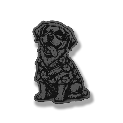 Beach Dog Labrador Patch – Leatherette Morale Patch
