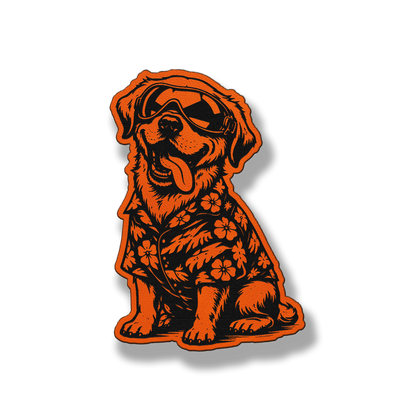 Beach Dog Labrador Patch – Leatherette Morale Patch