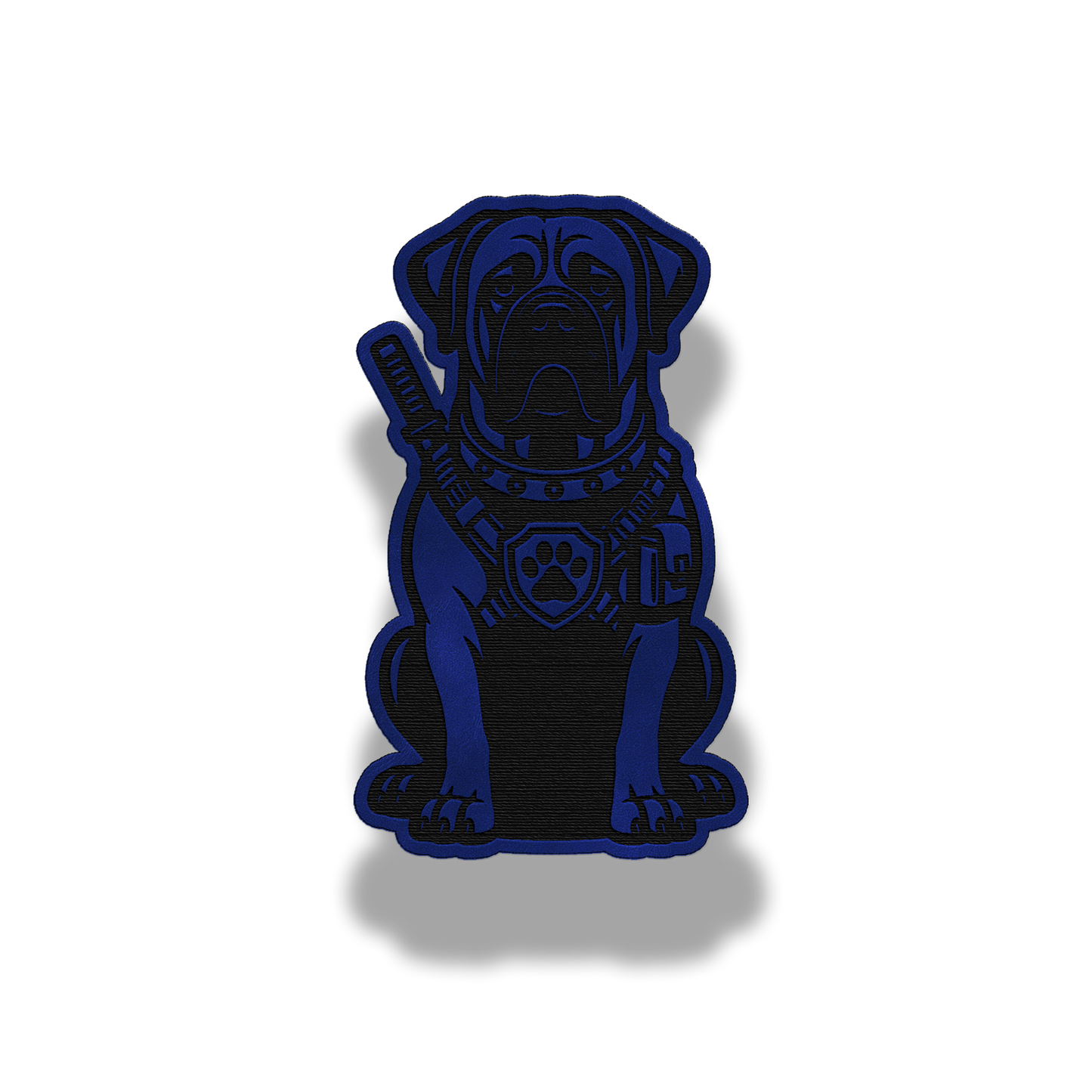 Tactical Bullmastiff Dog Patch – Leatherette Morale Patch