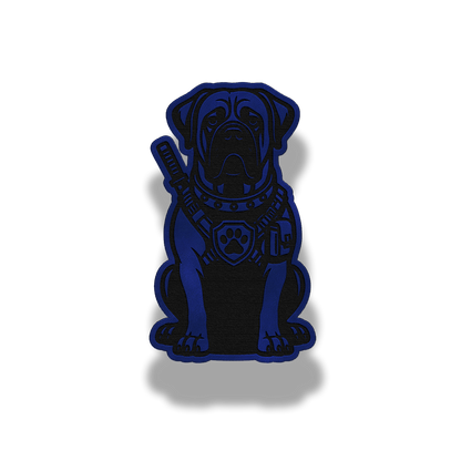 Tactical Bullmastiff Dog Patch – Leatherette Morale Patch
