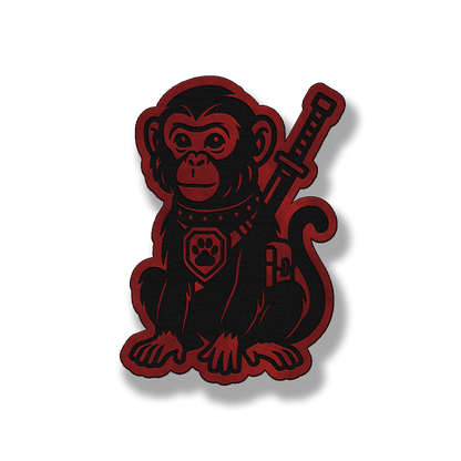 Tactical Monkey Patch – Leatherette Morale Patch