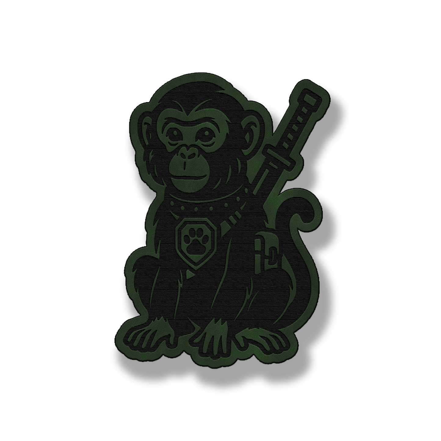 Tactical Monkey Patch – Leatherette Morale Patch