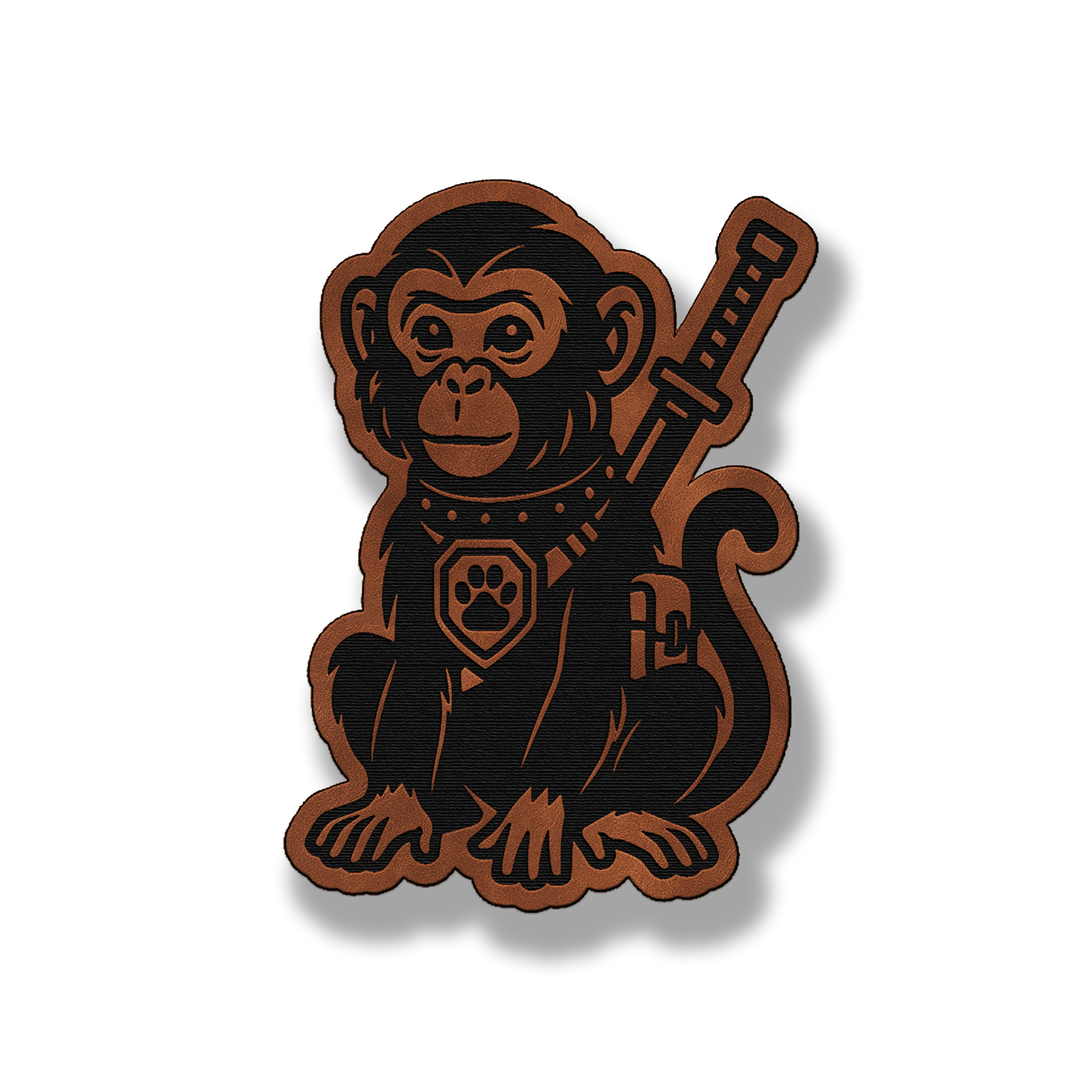 Tactical Monkey Patch – Leatherette Morale Patch