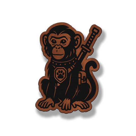 Tactical Monkey Patch – Leatherette Morale Patch