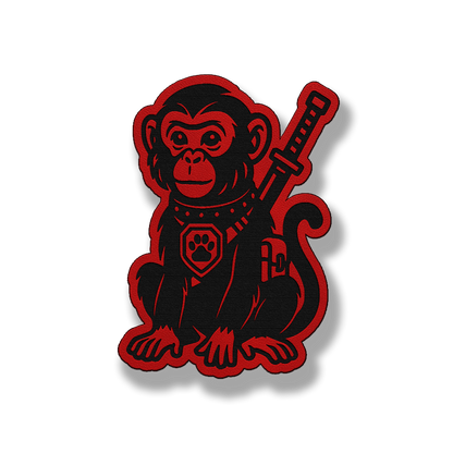 Tactical Monkey Patch – Leatherette Morale Patch