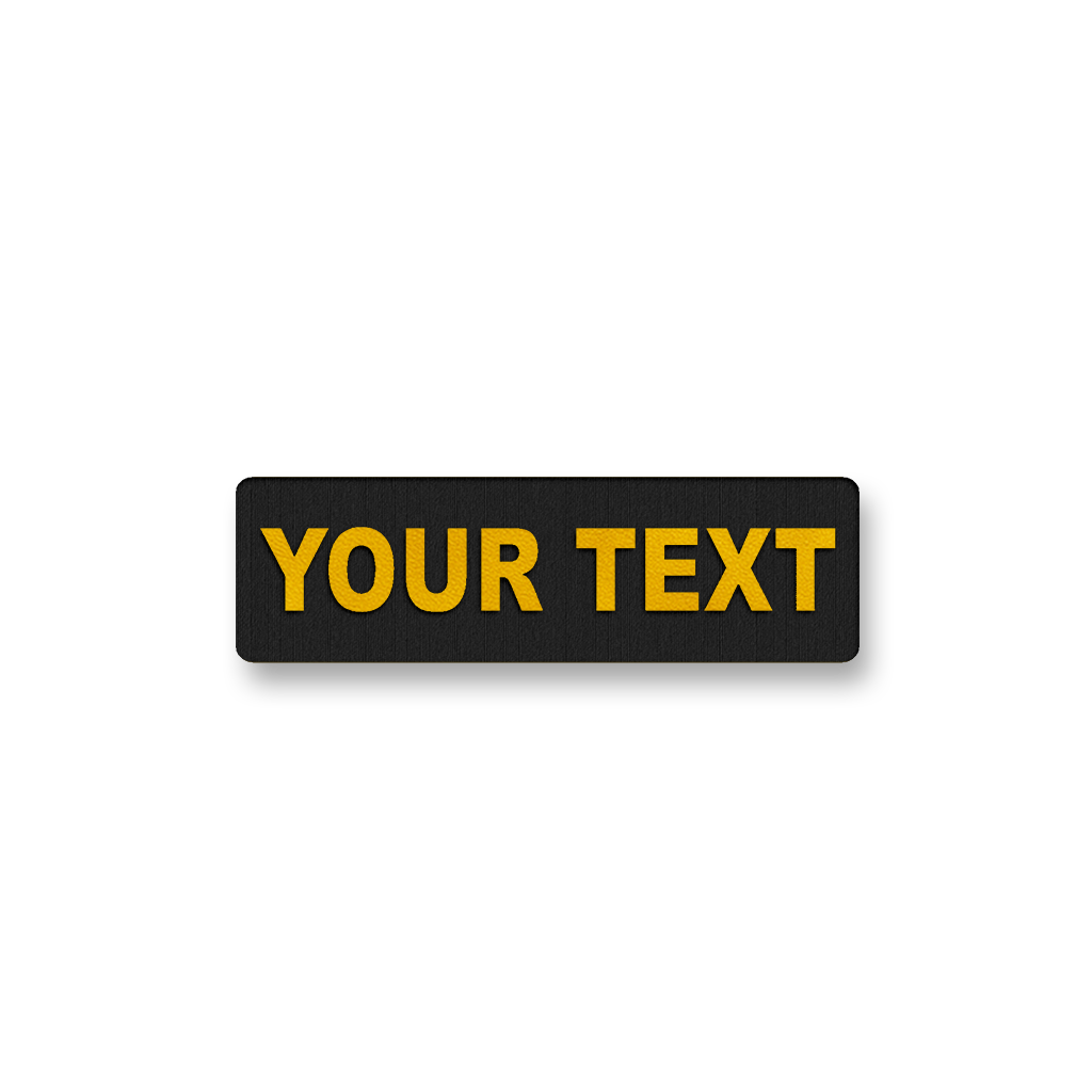 Custom Name Strip 4"x1.15"– Leatherette Morale Patch