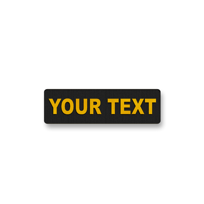 Custom Name Strip 4"x1.15"– Leatherette Morale Patch