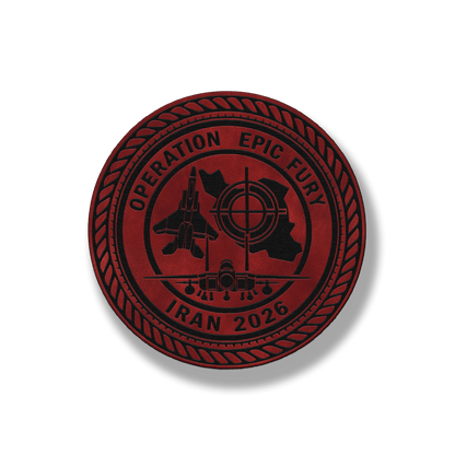 Operation Epic Fury – Commemorative Emblem Leatherette Morale Patch