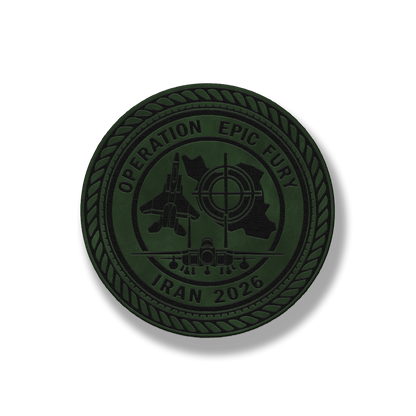 Operation Epic Fury – Commemorative Emblem Leatherette Morale Patch