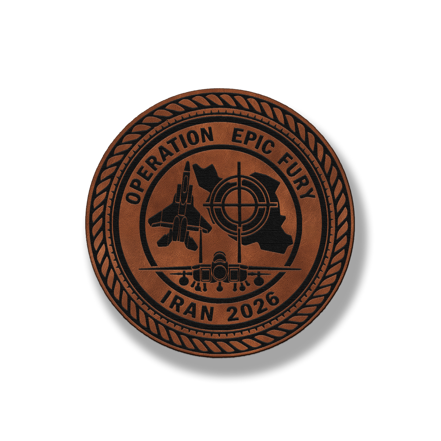 Operation Epic Fury – Commemorative Emblem Leatherette Morale Patch