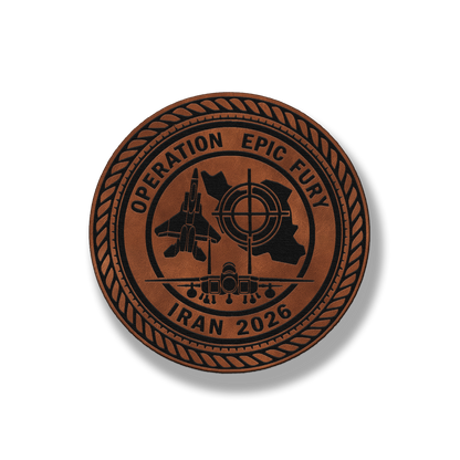 Operation Epic Fury – Commemorative Emblem Leatherette Morale Patch