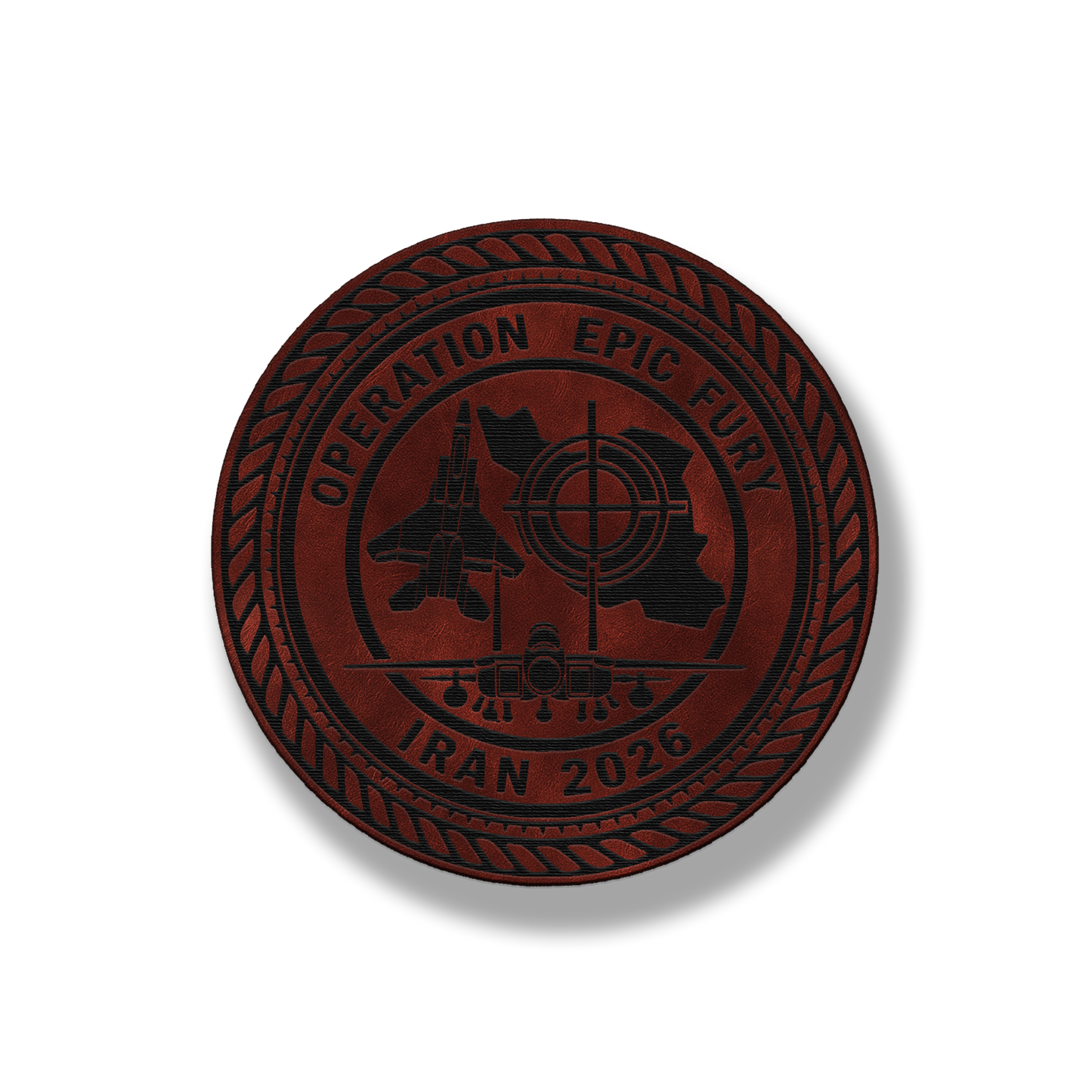 Operation Epic Fury – Commemorative Emblem Leatherette Morale Patch