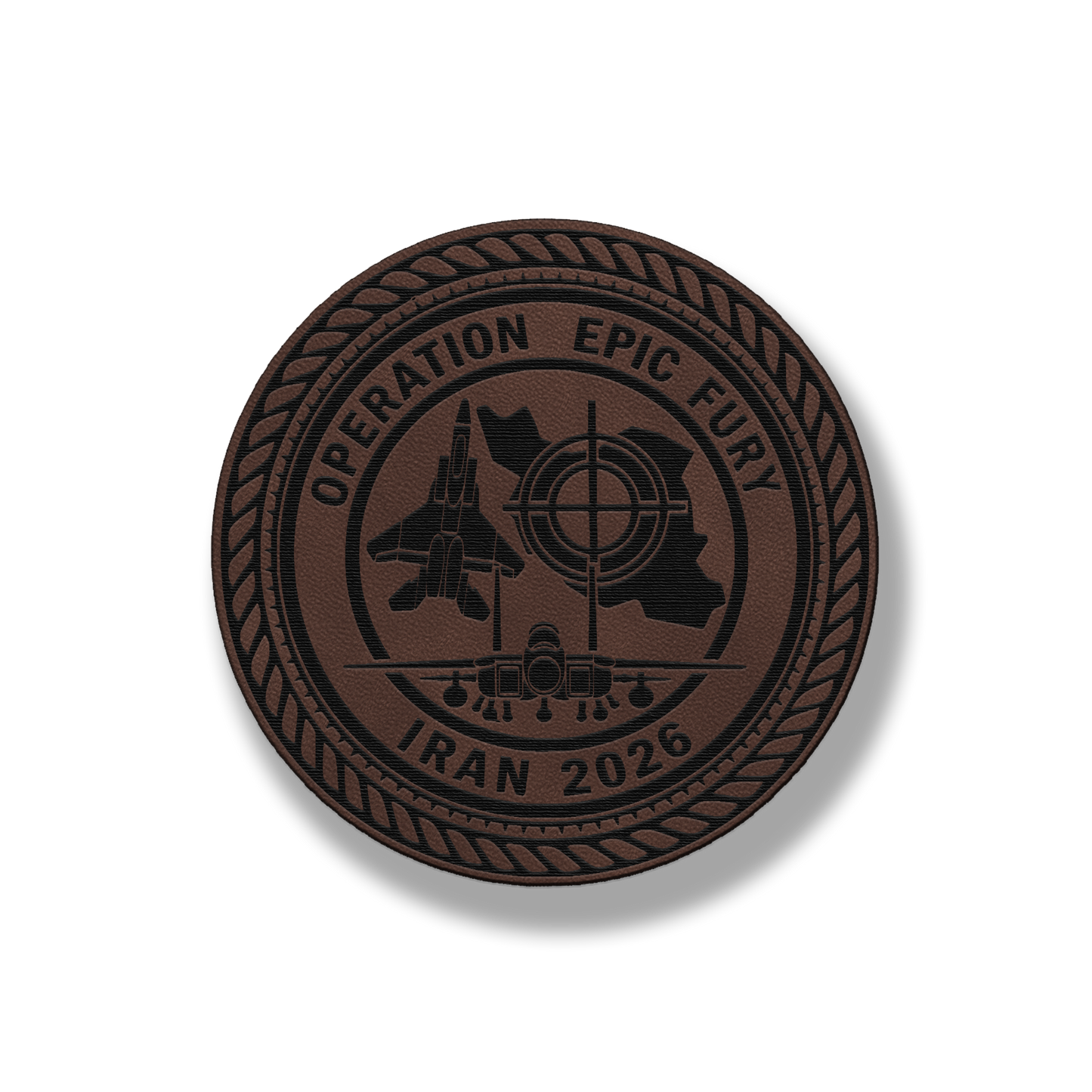 Operation Epic Fury – Commemorative Emblem Leatherette Morale Patch