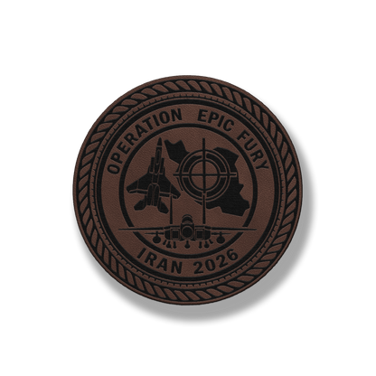 Operation Epic Fury – Commemorative Emblem Leatherette Morale Patch