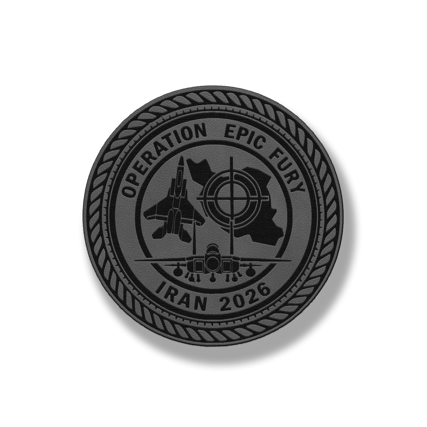 Operation Epic Fury – Commemorative Emblem Leatherette Morale Patch