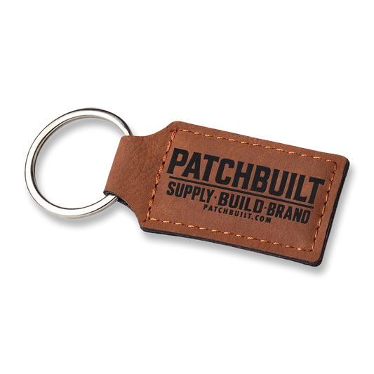 PATCHBUILT Leatherette Keychain