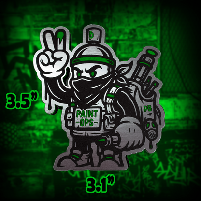 PAINT OPS Tactical Patch | Limited Edition | Green